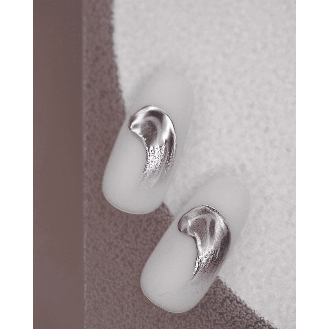 DARK Gel - paint for metallic design Dark Metal Gel Paint Silver 5 g - Image 4