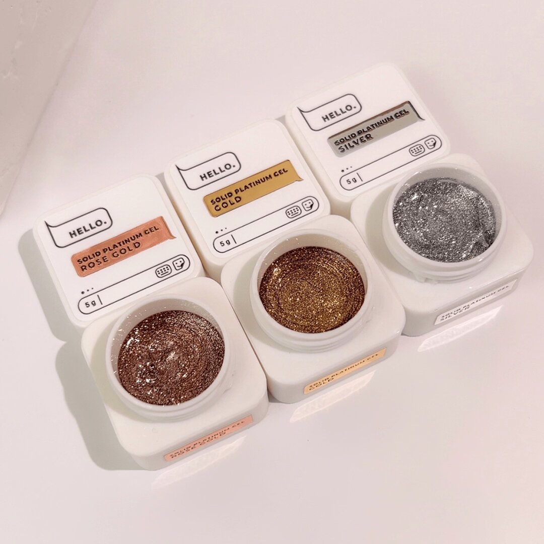 HELLO Solid Gel Set 5 pcs x 5 g for nail design - Image 5