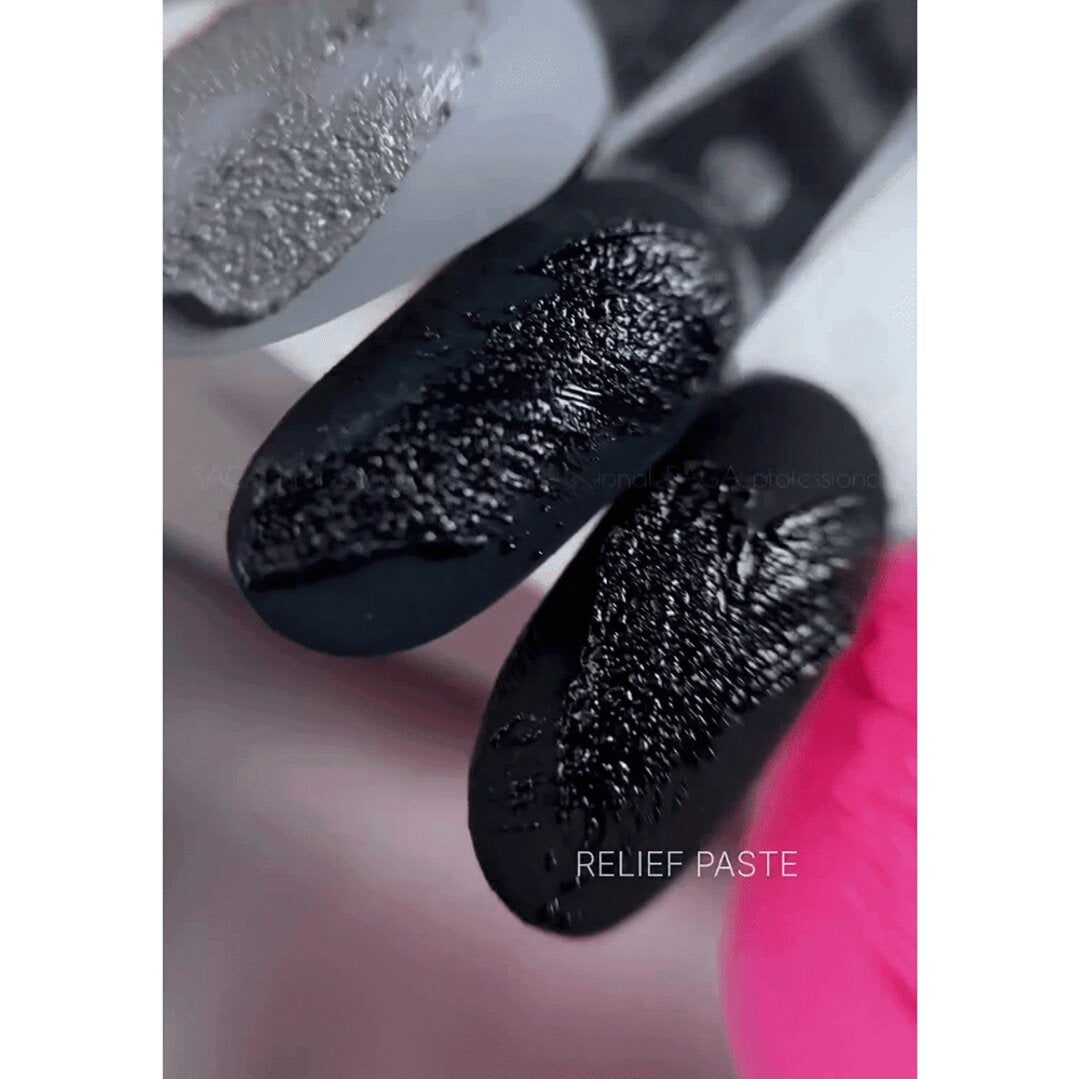 SAGA PROFESSIONAL DESIGN GEL RELIEF PAST #05 BLACK 5 ML - Image 4