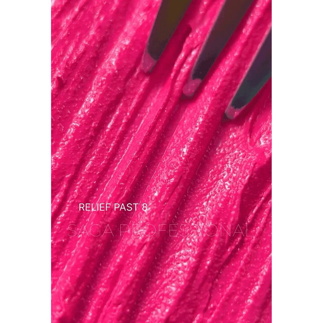 SAGA PROFESSIONAL DESIGN GEL RELIEF PAST #08 PINK 5 ML - Image 3