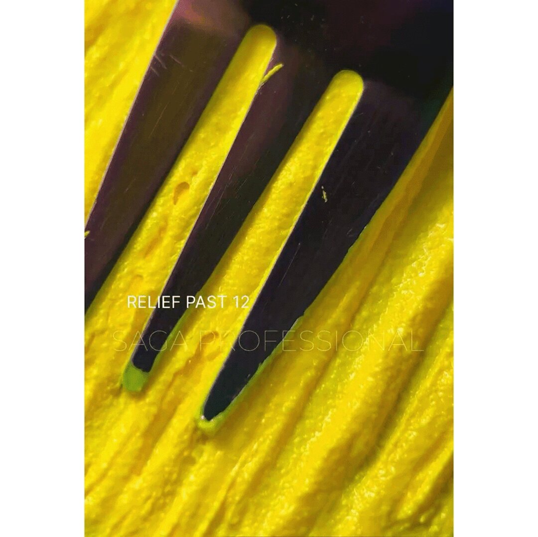 SAGA PROFESSIONAL DESIGN GEL RELIEF PAST #12 YELLOW 5 ML - Image 3