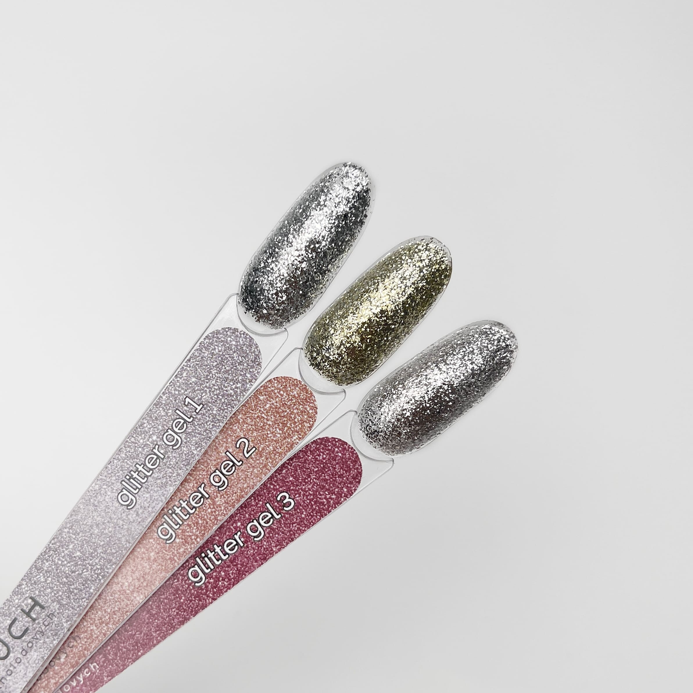 Touch Glitter Gel №2 gold - Image 3