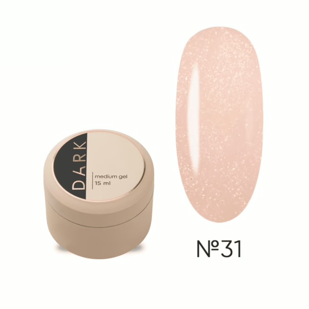 DARK MEDIUM GEL №31 15 ML WITHOUT A BRUSH