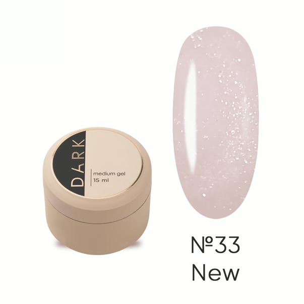 DARK MEDIUM GEL №33 15 ML WITHOUT A BRUSH
